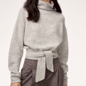 Aritzia Wilfred Lorin Sweater XS peach colour